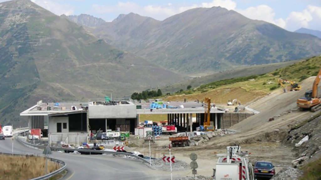 CBIT - Chantier de construction de bureaux de contrôles nationaux juxtaposés de douanes France Andorre